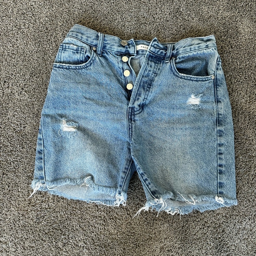 Blue Denim Women's Shorts